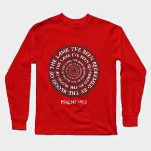 Redeemed By The Blood of The Lamb Long Sleeve T-Shirt